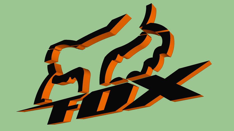 3D Fox Racing Logo