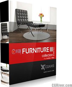 3D Model Volume 25 Furniture III VRay - CGAxis