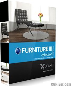 3D Model Volume 25 Furniture III C4D - CGAxis