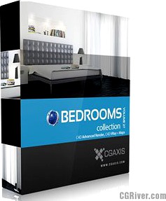 3D Model Volume 27 Bedrooms C4D - CGAxis