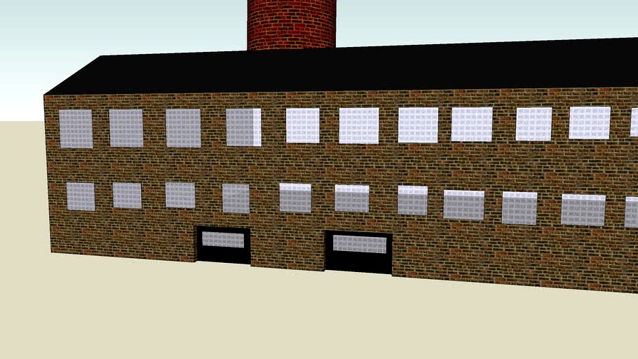 Dixons Chimney, Carlisle, Cumbria, Engerland, UK 3d model