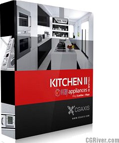 3D Model Volume 33 Kitchen Appliances II VRAY - CGAxis