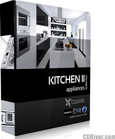 3D Model Volume 33 Kitchen Appliances II - CGAxis