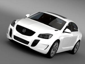 Buick Regal GS 2011-2013 - 3D Car for Maya