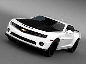 Chevrolet Camaro 1LE 2013 - 3D Car for Maya