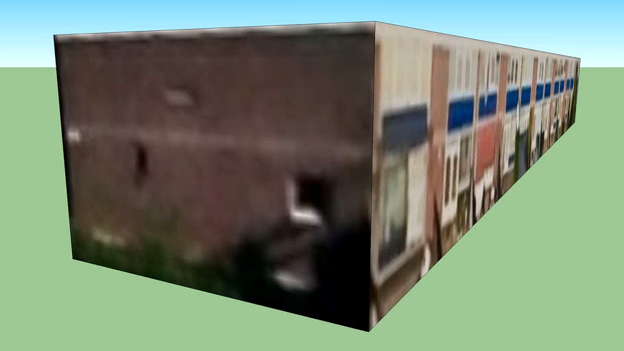 Dantestraat in Rotterdam, Nederland