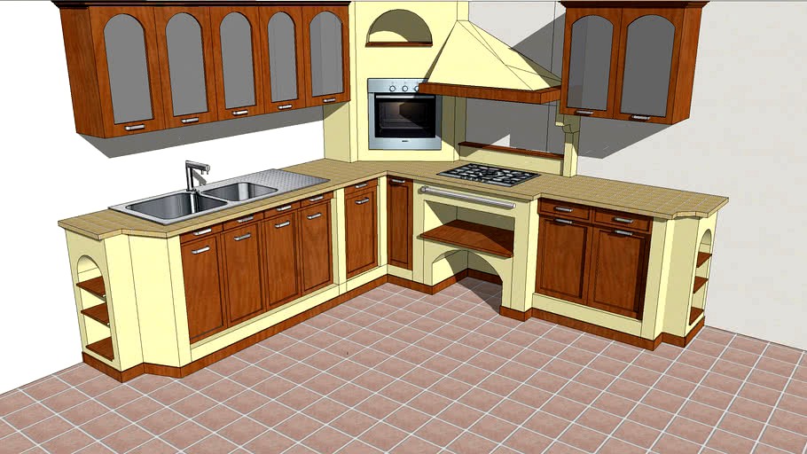 cucina in muratura