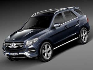 Mercedes-Benz GLE 2016 - 3D Model