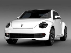 VW Beetle TDI 2013 - 3D Car for Maya