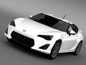 Toyota GT 86 Cup Edition 2014 - 3D Car for Maya