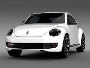 VW Beetle 2012 - 3D Car for Maya