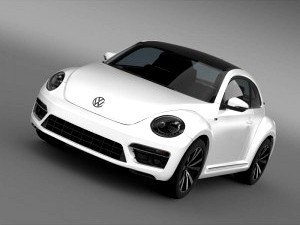 VW Beetle RLine 2014 - 3D Car for Maya