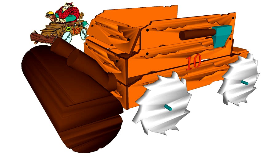 rufus lenhador (rufus ruffcut)