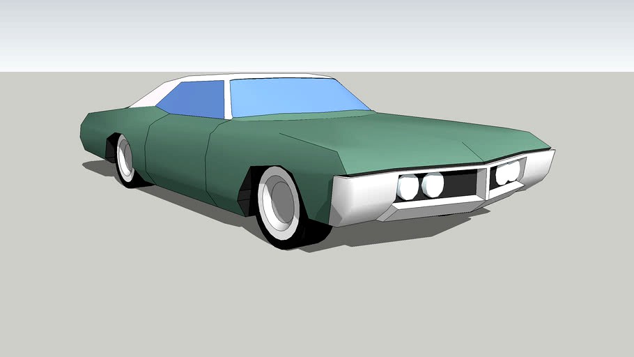 1969 Buick Riviera (Low Poly)