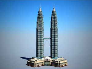 Petronas Towers - 3D Model
