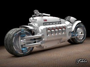 Dodge Tomahawk concept - 3D Model