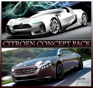 Citroen Concept Pack 1 - 3D Model