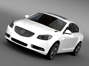 Buick Regal 2011-2013 - 3D Car for Maya