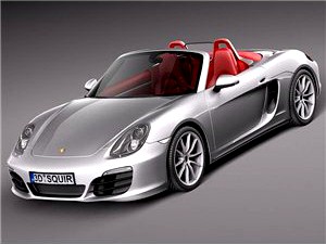 Porsche Boxster S 2013 3D Model