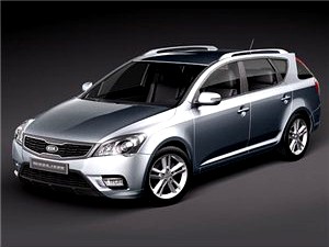 Kia Ceed SW 2010 3D Model