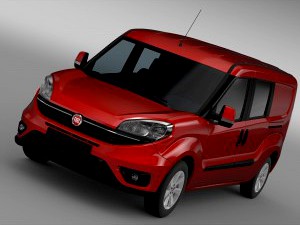 Fiat Doblo Maxi Combi 263 2015 - 3D Car for Maya