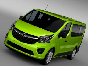 Opel Vivaro EcoFlex 2015 - 3D Car for Maya