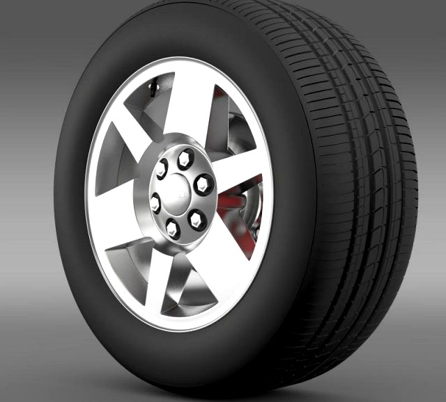 GMC Yukon XFE wheel 3D Model