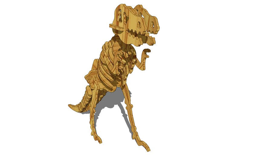Wooden T-Rex