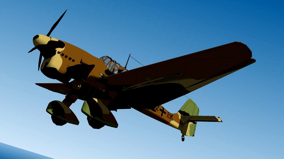 Junkers JU-87 B1 Stuka •250TH MODEL UPLOADED!!