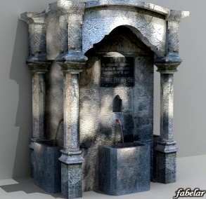 Fountain 4 - 3D Model