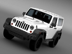 Jeep Wrangler Moab 2012 - 3D Car for Maya