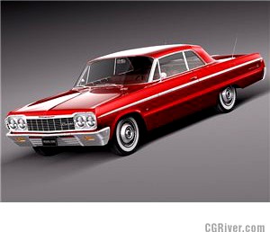 Chevrolet Impala Coupe 1964 - 3D Model