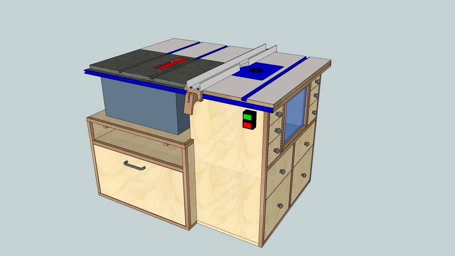 Table Saw & Router Table Station