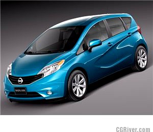 Nissan Versa Note 2014 USA - 3D Model