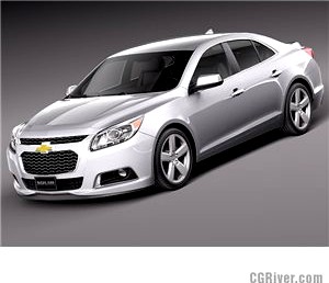 chevrolet malibu 2014 - 3D Model