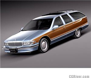 Buick Roadmaster 1996 - 3D Model