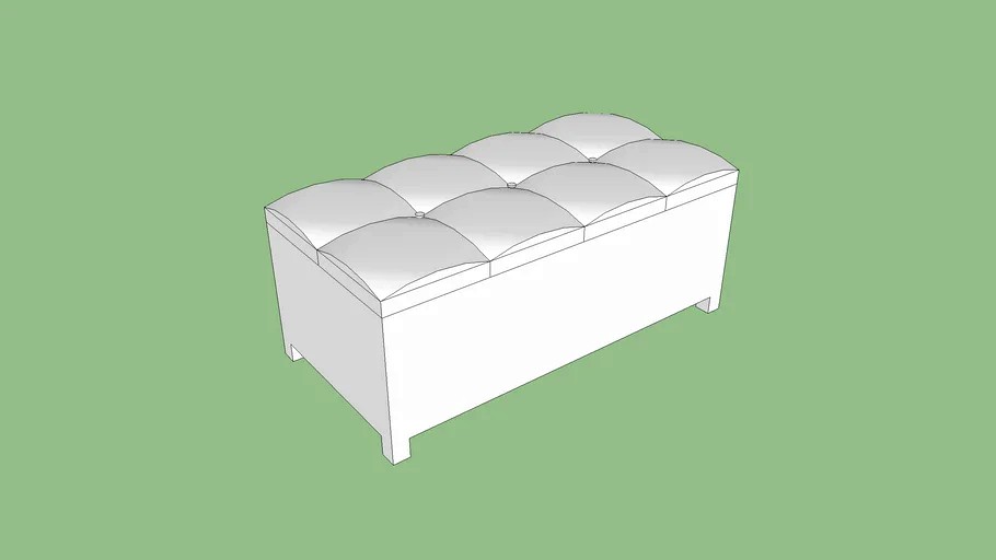 Event Creative Tufted Bench