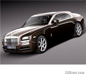 Rolls-Royce Wraith 2014 - 3D Model