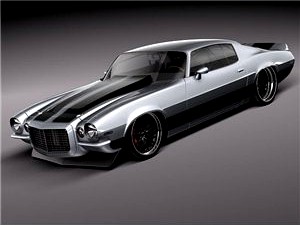 Chevrolet Camaro 1970 Pro Touring 3D Model