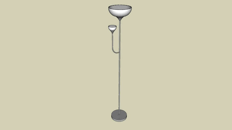 Ikea Not Floor uplight/ reading lamp