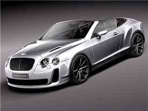 Bentley Continental Supersports Convertible 2011 3D Model