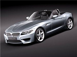 BMW z4 2011 Convertible 3D Model