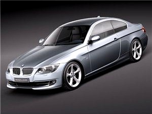 BMW 3 coupe 2011 3D Model