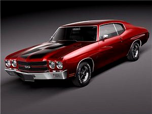 Chevrolet Chevelle SS 1970 3D Model