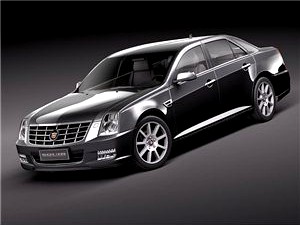 Cadillac SLS automobile 2010 3D Model