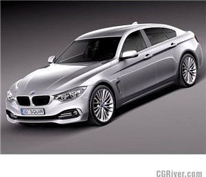 BMW 4 Series Gran Coupe 2015 - 3D Model