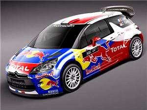 Citroen DS3 WRC 3D Model