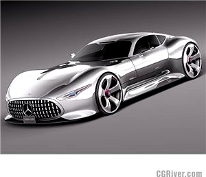 Mercedes-Benz Vision Gran Turismo Concept - 3D Model