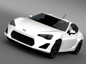 Scion FR S 2012 - 3D Car for Maya