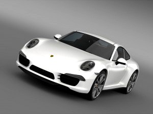 Porsche 911 Carerra 4s - 3D Car for Maya